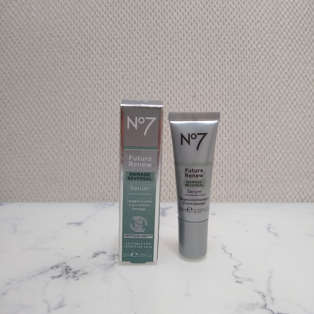 No7 Future Renew Damage Reversal Serum .33oz/10ml Travel Mini Size